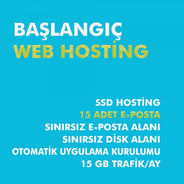 baslangic web hosting paketi