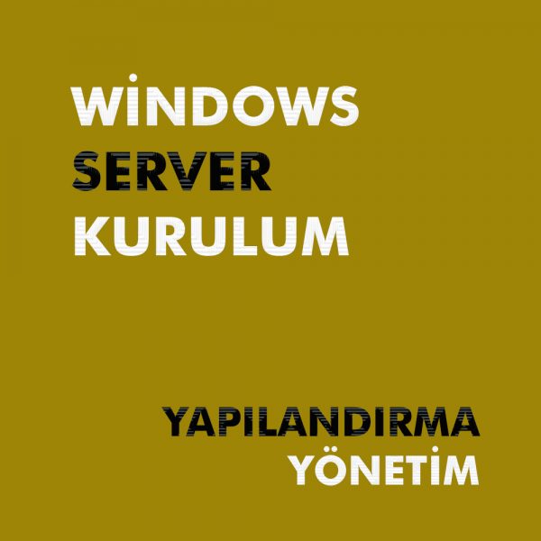 Windows Server Kurulum Hizmeti