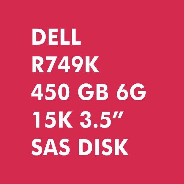 DELL R749K 450-GB 6G 15K 3.5 SAS